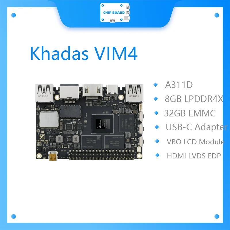 Khadas VIM4 SBC: Amlogic A311D2 ̱  ǻ mit die Mali G52 MP8(8EE) GPU | 8GB + 32GB